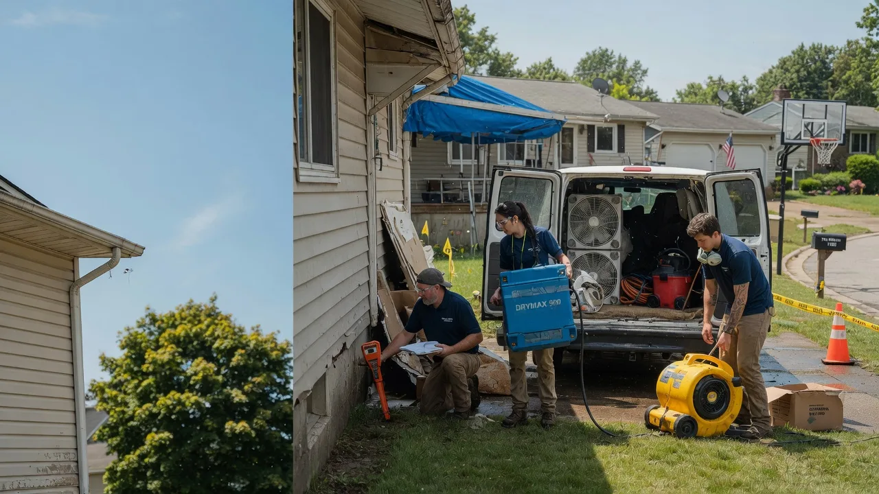 Ceiling Leak Cleanup in Fairdale, WV near me